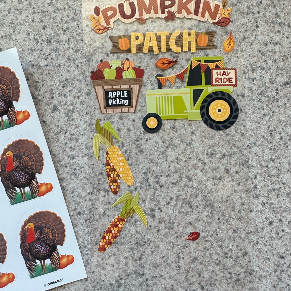 Autumn and Thanksgiving Sticker Set - Picture 8 of 12